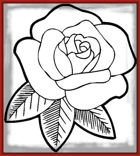 Resultado De Imagen Para Rosas Para Dibujar Rose Coloring Pages Flower Coloring Pages Spring