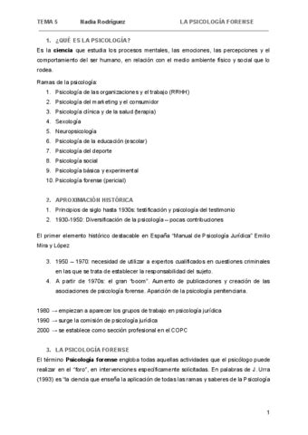 T La Psicologia Forense Pdf