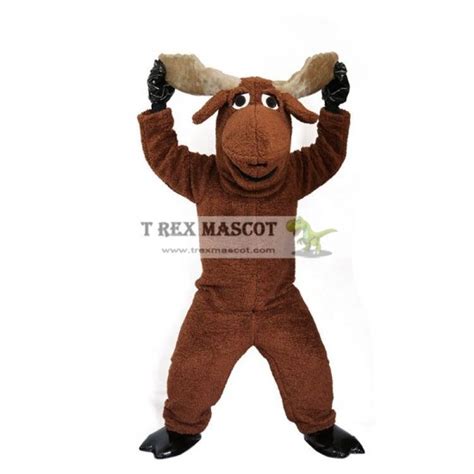 Red Brown Elk Mascot Costumes