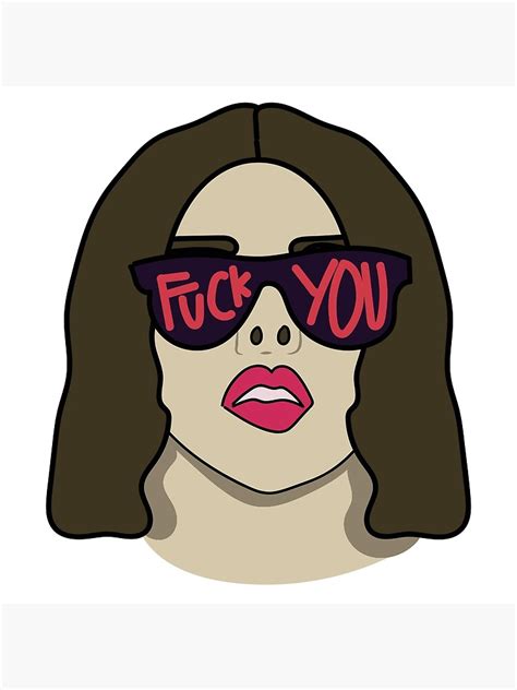 Provocative Fuck You Poster For Sale By Mi Xo Redbubble