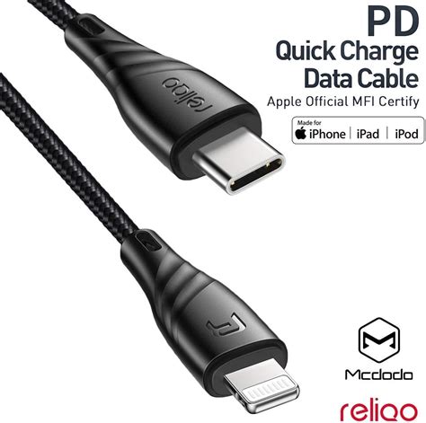 Mcdodo Reliqo Rca Lightning To Type C Data Cable M Harbar