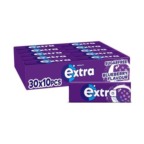 Extra Sugar Free Blueberry Flavour Chewing Gum Bulk Microgranulated Gum