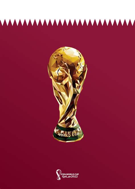 Fifa World Cup Qatar 2022 Poster By Lowpoly Posters Displate