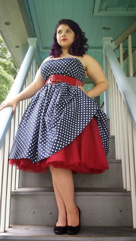 Vintage Plus Size Rockabilly Fashion Style Outfits Ideas 29 Plus Size