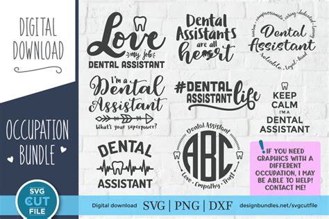 Dental assistant svg - a dental assistant svg bundle