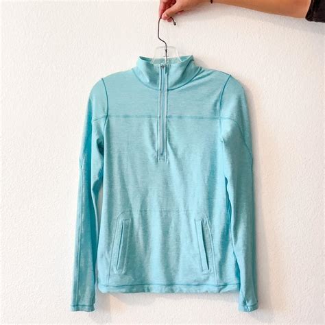 Ivivva Lululemon Kids Teal Long Sleeve Zip Up Depop