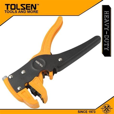 Tolsen Heavy Duty Adjustable Automatic Cable Wire Stripper 0 5 6mm