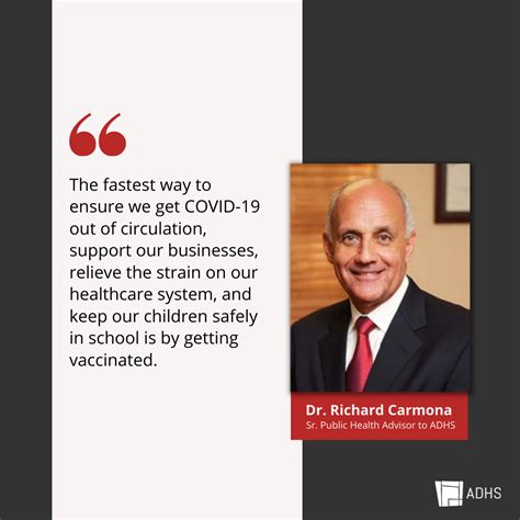 Dr. Carmona: Changing the Narrative Key to Expanding Vaccination ...