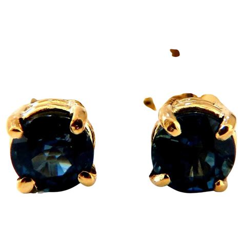 Natural Blue Sapphire Earrings For Sale At 1stDibs