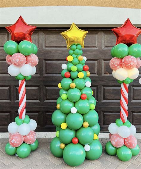 Fun Balloon Christmas Tree Ideas Nikki S Plate