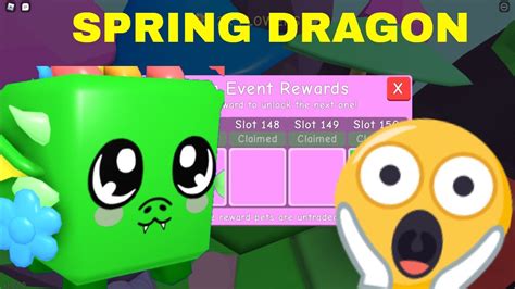 Getting The Spring Dragon In Bubble Gum Simulator YouTube