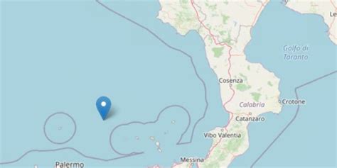 Terremoto Al Largo Della Sicilia Scosse La Pi Forte Di Magnitudo