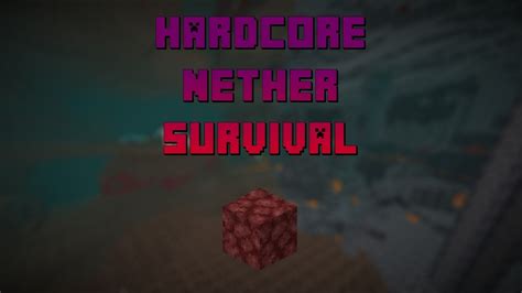 Nether Hardcore Survival Ep 1 Youtube