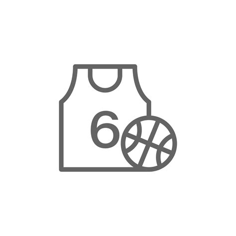 Basketball jersey vector icon illustration 23197214 Vector Art at Vecteezy