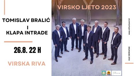 Zadarski Koncert Tomislava Bralića i klape Intrade na virskoj rivi