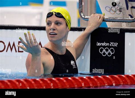 Australia S Emily Seebohm Reacts After Competing In The Women S 100