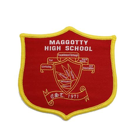 Wp042 Woven Patches Woven Patches High School