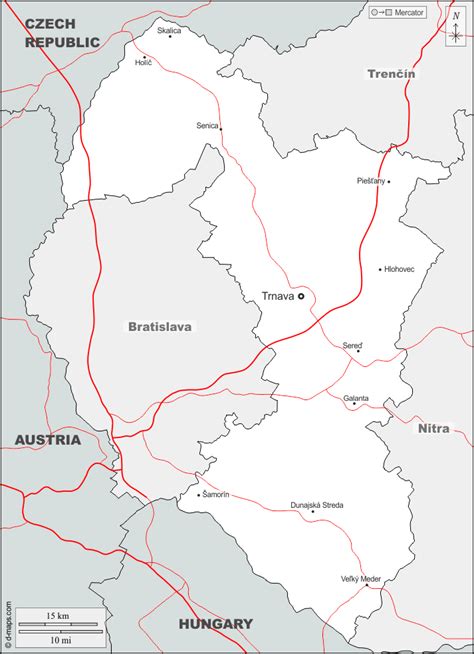 特爾納瓦州 免费地图 免费的空白地图 免费的轮廓地图 免费基地地图 边界 主要城市 道路 名称