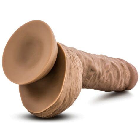 Big Billy Dildo Au Naturel In W Balls Mocha Blush Satisfaction