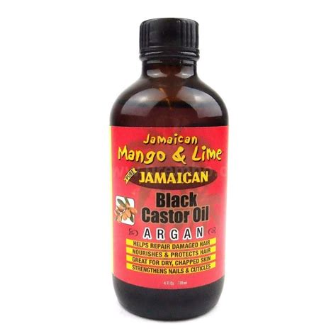 Jamaican Mango And Lime Black Castor Oil Argan 4 Oz