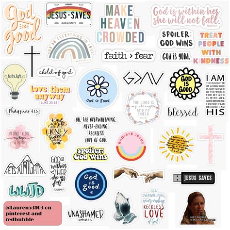 God Is Good Stickers God Sticker Christian Stickers Faith Stickers