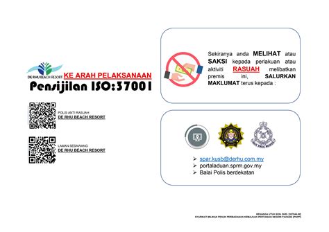 Polisi Anti Rasuah Lkpp De Rhu Beach Resort Kuantan