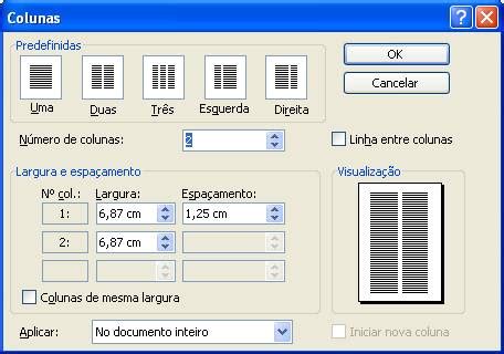 Como Dividir Um Documento Em Colunas No Word Parte 1