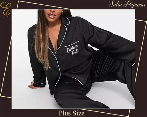 Personalized Plus Size Pajama Set Bridesmaid Pyjamas Etsy