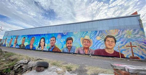 Develan Mural En Memoria De Los J Venes Asesinados En Salvatierra