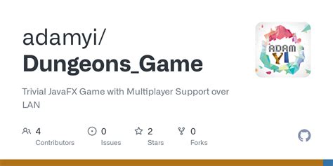 Github Adamyi Dungeons Game Trivial Javafx Game With Multiplayer