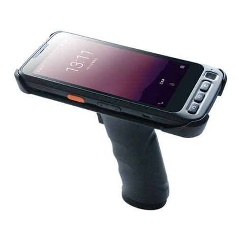 Handheld Rfid Reader Android 12.0 Fingerprint Touch Screen 5 Inch Handheld Pda Barcode Scanner ...