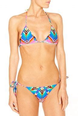 Kites Pink Tie Side Bikini Top By Mara Hoffman Swimsuits Mara Hoffman