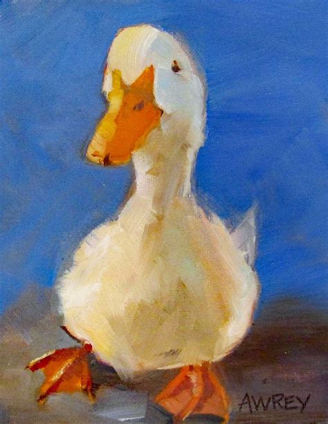 Waddle Giclee Painting Duck Art Painting Art Projects