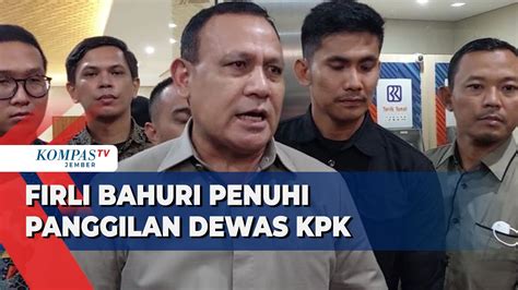 Firli Bahuri Diperiksa Dewas KPK Terkait Kasus Pemerasan Eks Mentan