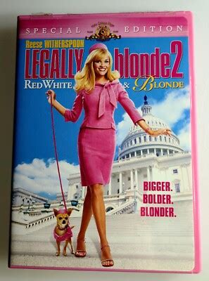 Legally Blonde 2 Red White And Blonde DVD 2003 Starring Reese
