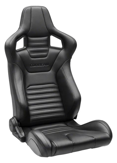 Corbeau Mustang Sportline Rrs Reclining Seats Black Vinyl Carbon Vinyl