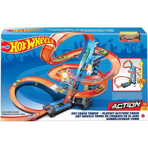 Hot Wheels Sky Crash Tower Track Set The Model Shop