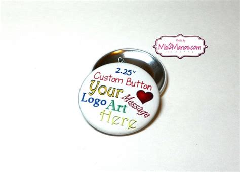 Custom Buttons Pins Personalized Buttons Pin Back Promotional - Etsy