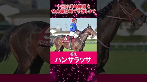 【競馬予想】今日は川崎競馬＆名古屋競馬で予想します！ Shorts 競馬動画まとめ