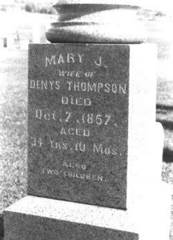 Mary Jane Fleming Thompson M Morial Find A Grave