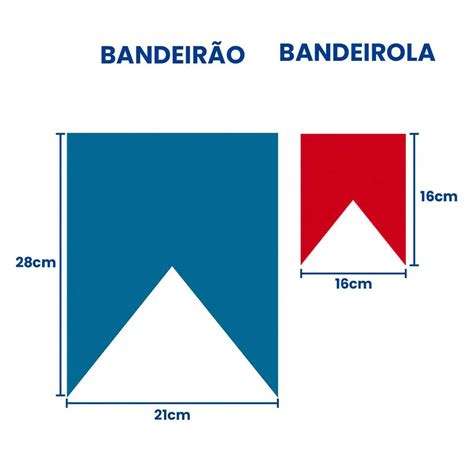 Kit Bandeirinha Festa Junina Metro Bandeirola De Plastico Tem Tem