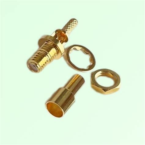 Microdot 10 32 Unf Bulkhead Female Crimp Connector