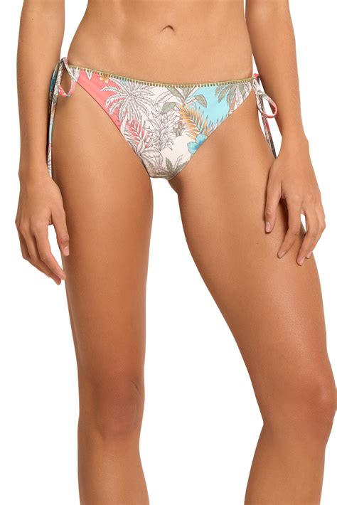 Cosita Linda Botanical Magic Tie Side Bikini Bottom