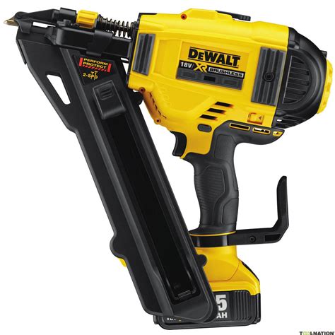 DeWalt DCN693P2 QW Cloueur De Sabot De Charpente XR 18V 5Ah Li Ion