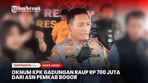 Oknum KPK Gadungan Raup Rp 700 Juta Dari ASN Pemkab Bogor Polisi Sita