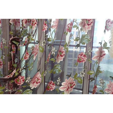 Jacenvly Grinch Christmas Decorations Clearance Leaves Sheer Curtain