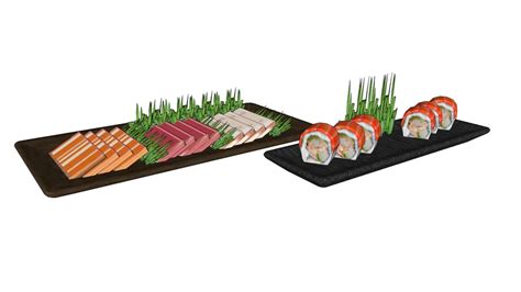 Japanese Food Makanan 1 Sushi 3d Warehouse