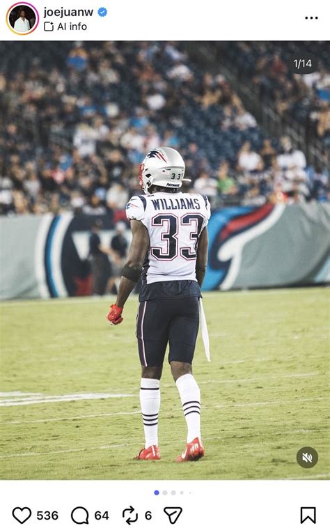 patriots draft pick joejuan williams officially announced