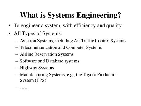 PPT E10 Introduction To Engineering Industrial And Systems