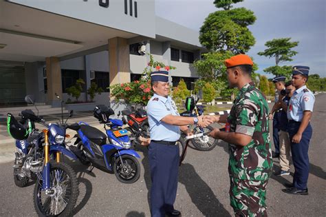 Batalyon Komando 468 Kopasgat Menerima Bantuan Kendaraan Operasional